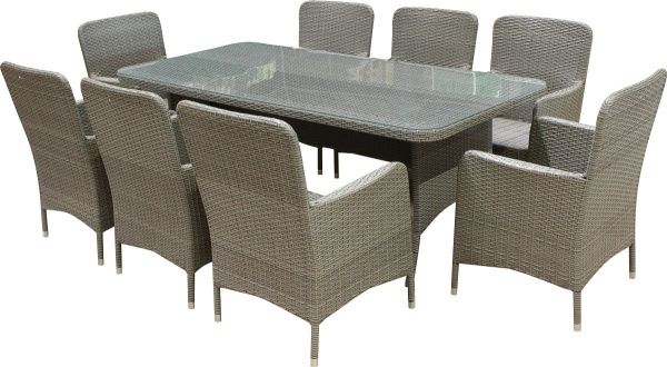 Комплект мебели Indigo Элис 200x95 см серый 