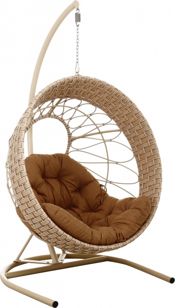 Кресло-кокон Сфера Люкс плетение орегон солома