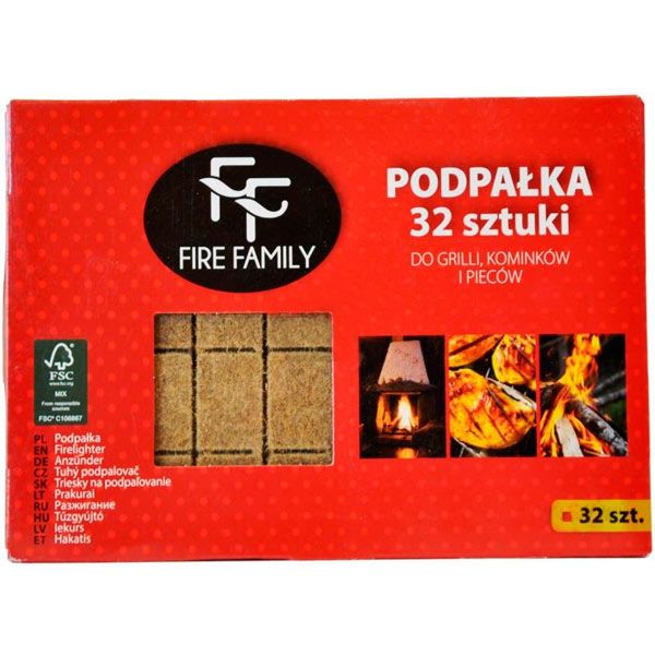 Підпалка для каміну та печі 32шт 