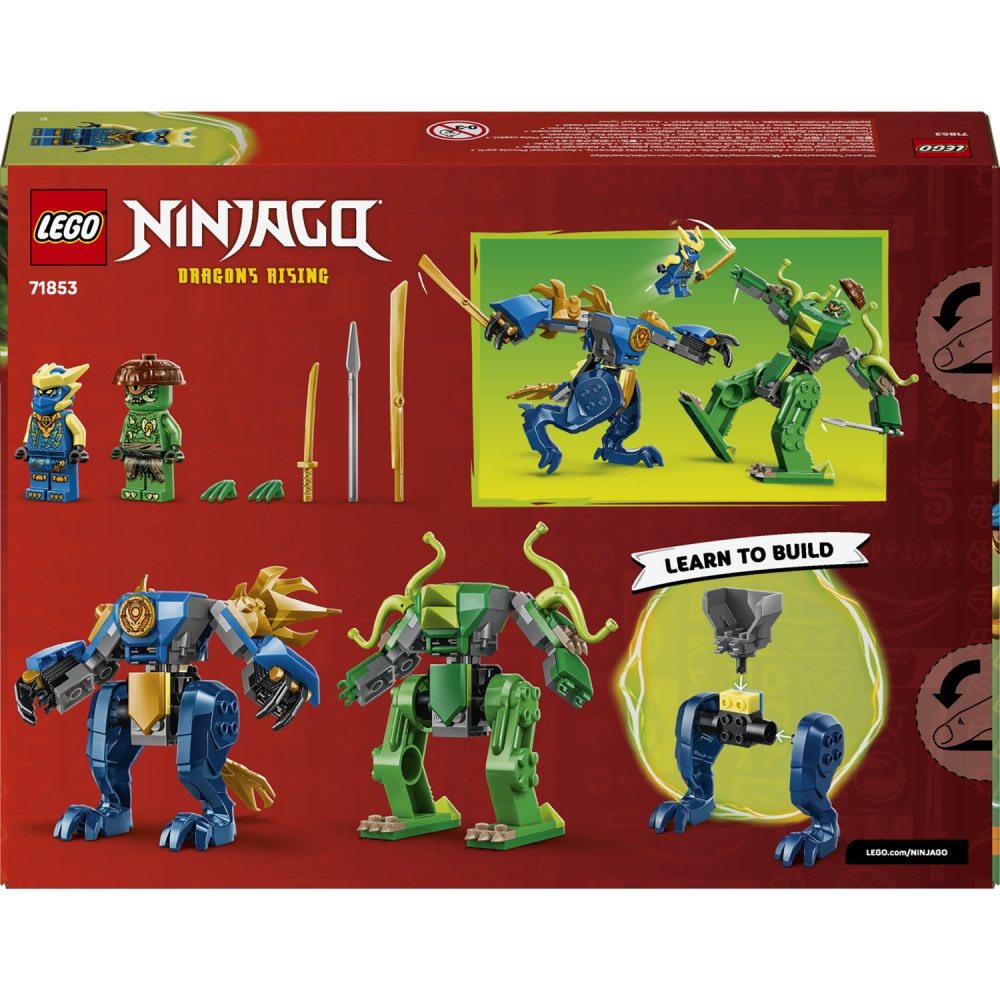 Конструктор LEGO NINJAGO Битва работа дракона Джея 71853