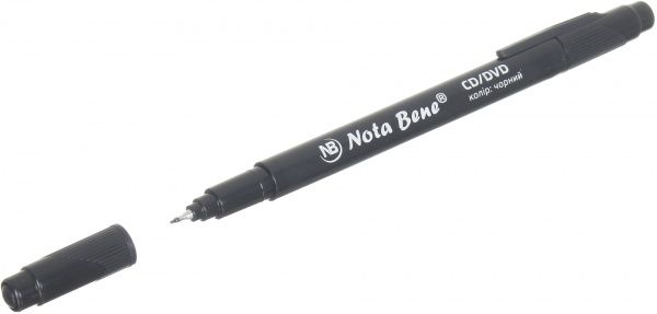 Маркер перманентний Nota Bene CD/DVD 115 чорний 