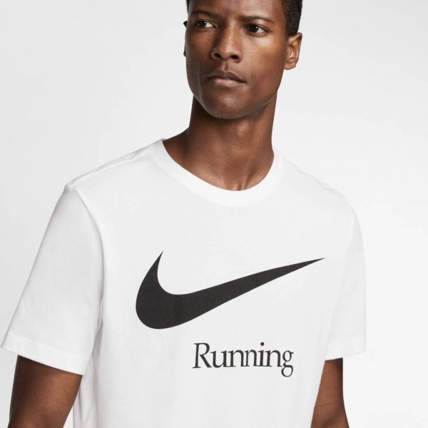 Футболка Nike M NK DRY RUN HBR CK0637-100 S білий