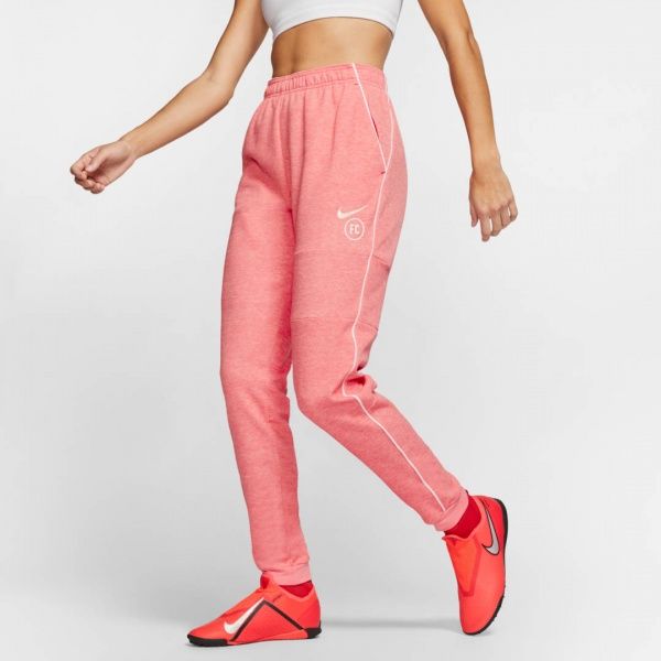 Брюки Nike W NK FC PANT KPZ CD1217-631 р. S розовый