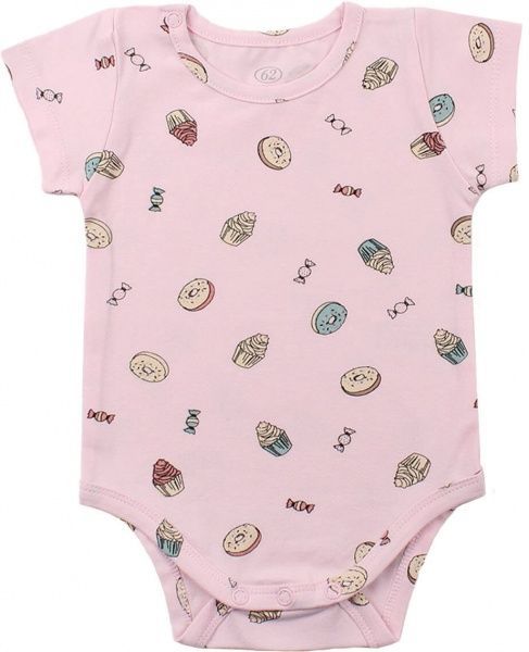 Комбинезон детский для девочки Фламинго р.68 розовый с рисунком 686-420 