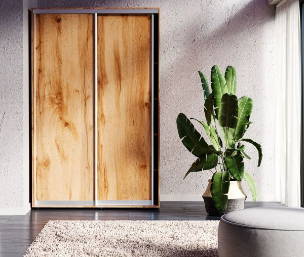 Корпус шкафа-купе Берегиня ДСП Україна 1400х600x2200 мм дуб артизан