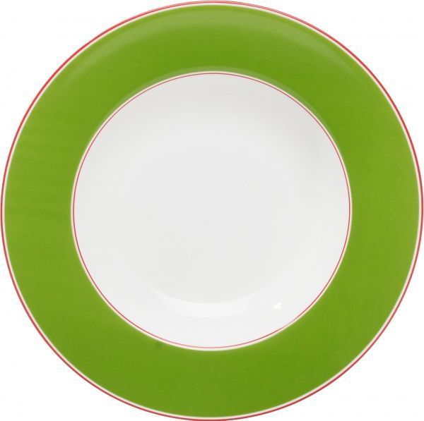 Тарілка супова Emotion 23,5 см зелена Fiora