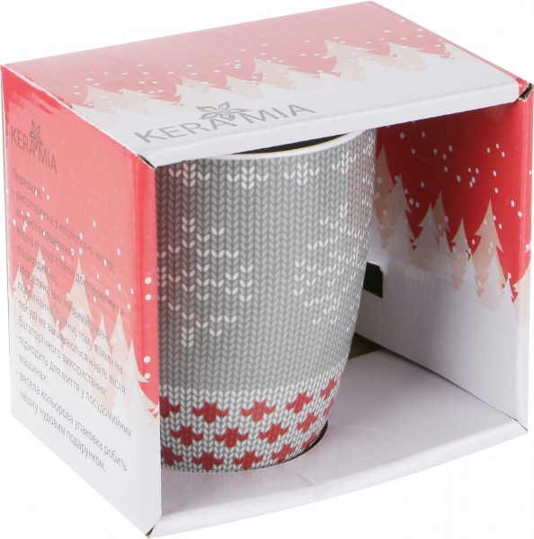 Чашка Вязаная снежинка 360 мл Keramia