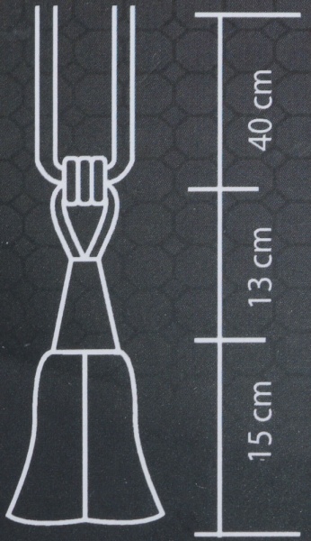 Подхват для штор 2018-52-K-84 кремовый/капучино Majestic