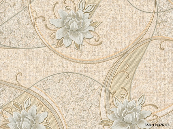 Шпалери вінілові на паперовій основі Слов'янські шпалери Соmfort Каміла 376-05 0,53x10,05 м 