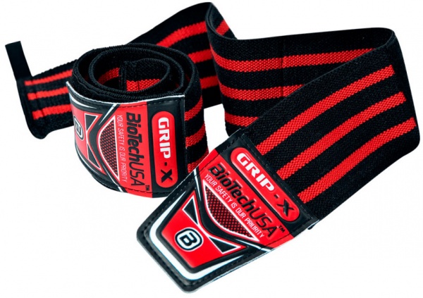 Бинти для зап'ястя Wrist Bands BioTech Bedford 7 р. 50 чорно-червоний