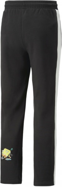 Брюки Puma PUMA X SPONGEBOB T7 PANTS TR 53896301 р. XS черный