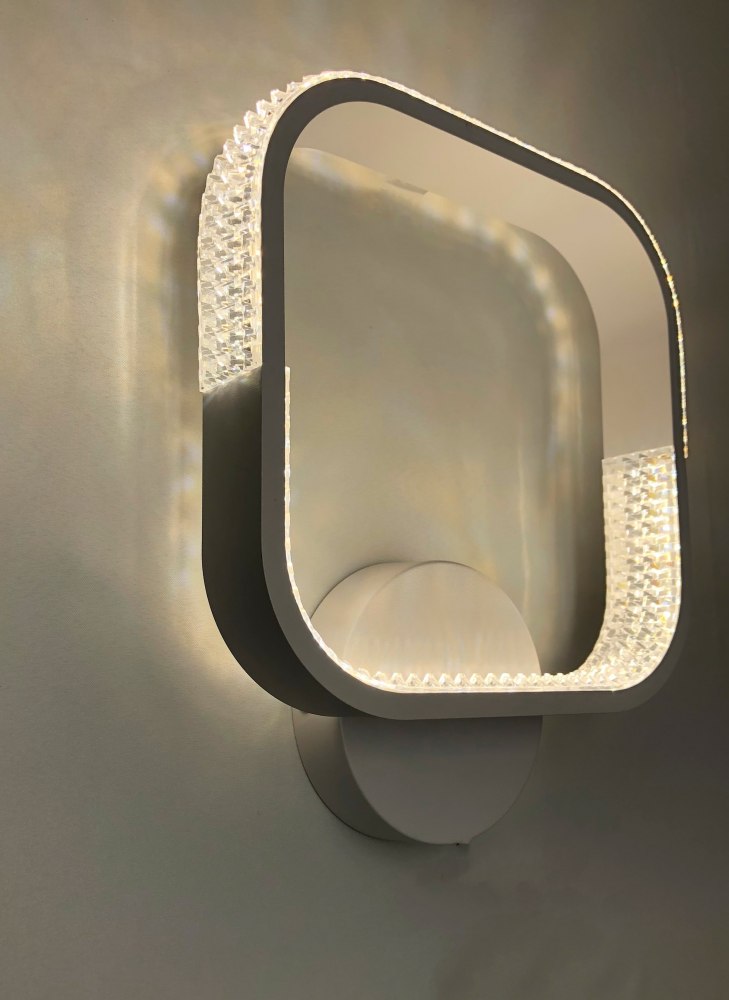 Бра Luminaria 1x22 Вт без цоколя білий AKRILIKA SQUARE 22W 1S WHITE