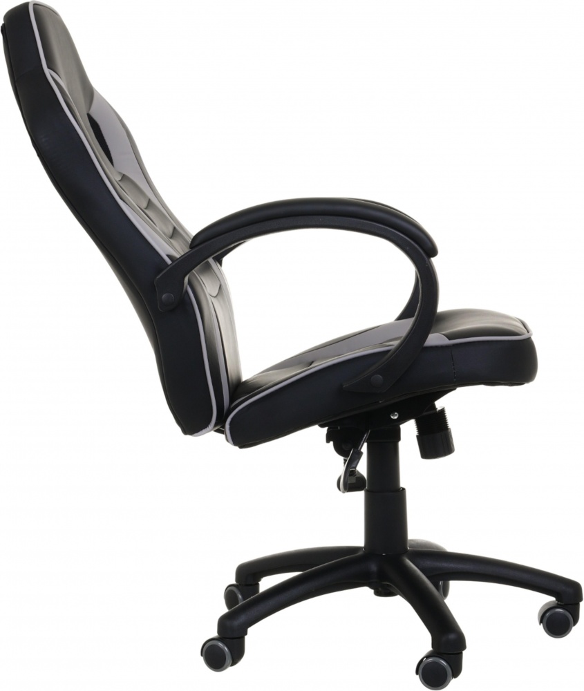 Кресло игровое Центр Меблів Идрис черно-серый