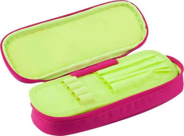 Пенал шкільний 602 Smart-5 KITE рожевий