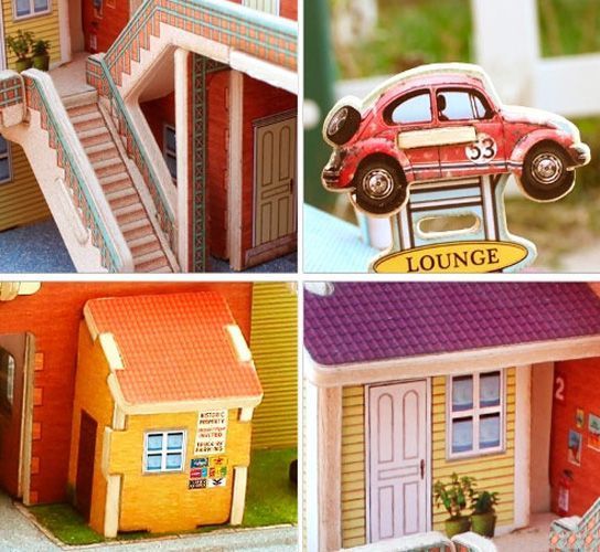 Конструктор Robotime Автомастерская F136