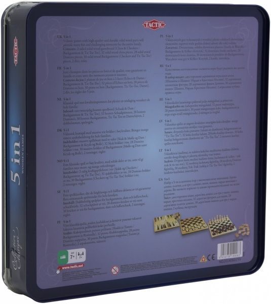 Игра настольная Tactic 5 в 1 14006