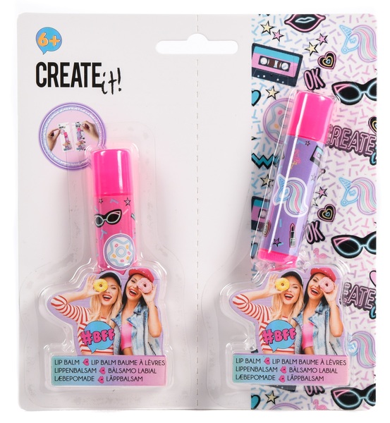 Набор детской декоративной косметики CREATE IT! 2 бальзама для губ в ассортименте