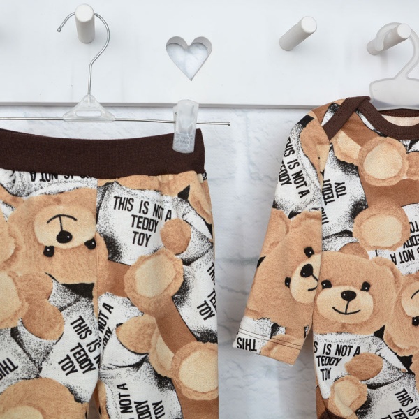 Комплект Blanka Ведмедики коричневий р.86 12836 