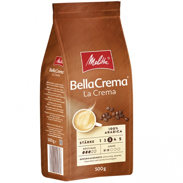 Кава в зернах Melitta BellaCrema LaCrema 100% арабіка 500 г