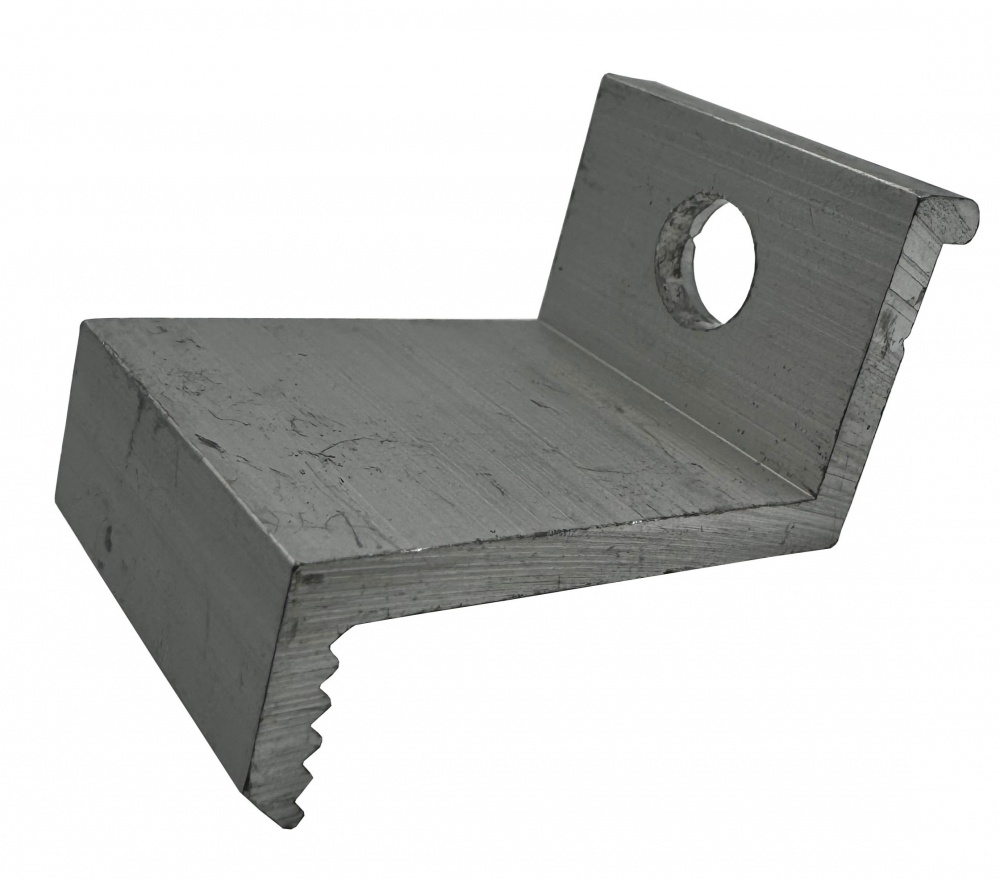 Притиск кінцевий 40 мм алюмінієвий для сонянчних панелей