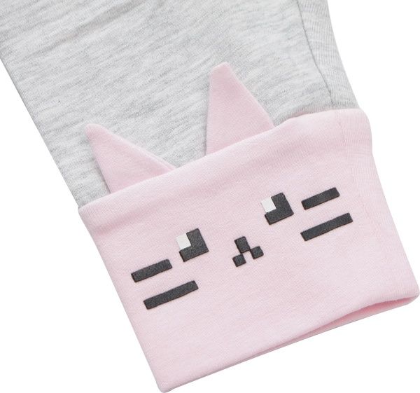 Лосины 5.10.15. 6M3901 р.86 серый с розовым 