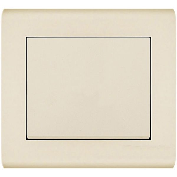 Выключатель одноклавишный Makel Manolya без подсветки 10 А 250В слоновая кость 41010001
