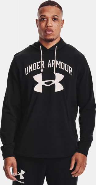 Джемпер Under Armour UA RIVAL TERRY BIG LOGO HD 1361559-001 р. 2XL черный