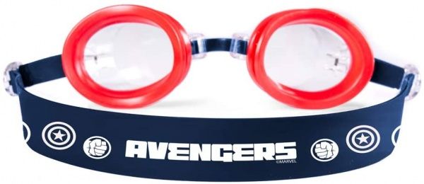 Окуляри для плавання 7 Polska 9868 Местники one size червоний