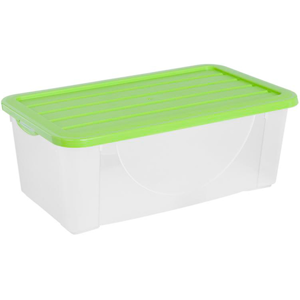 Контейнер с кришкой Алеана 122040 6 л оливковый 130x200x345 мм