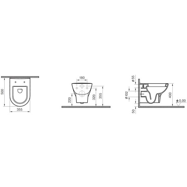 Унітаз підвісний Koller Pool Zentrum 5785N003-6134