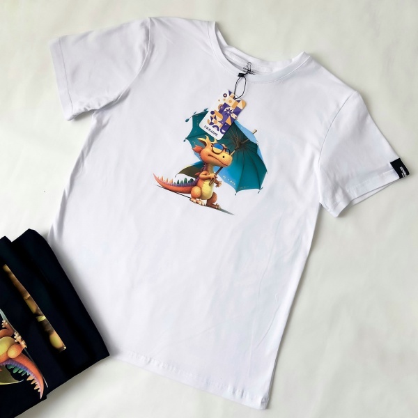 Футболка Динозавр 000162 р.XXL чорний