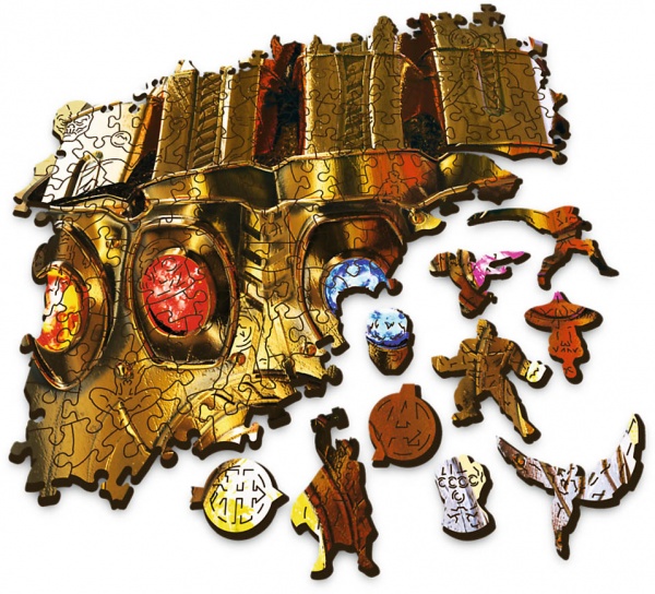 Пазли дерев’яні Trefl 505 Wood Craft Рукавиця нескінченності Марвел 20174