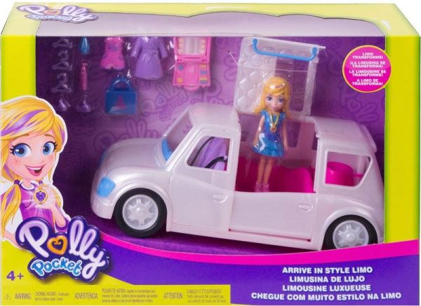 Игровой набор Polly Pocket Полли с транспортом