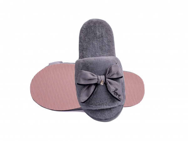 Тапки домашние Twins HS-OZ велюровые р.36/37 серый 