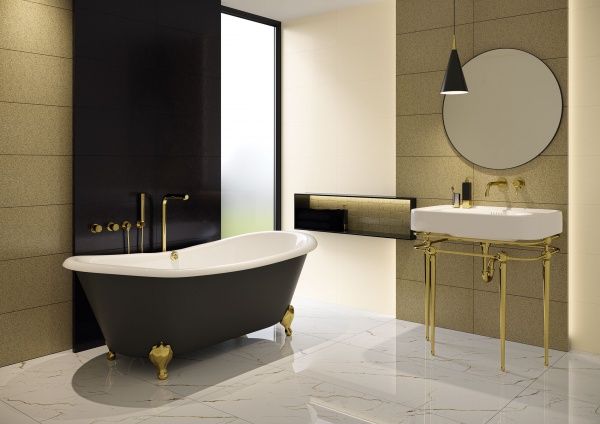 Плитка Ceramika Paradyz GOLDEN OBSESSION BIANCO MAT 29,8х59,8 