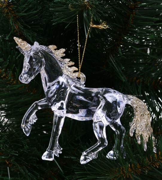 Підвіска декорована P.&C. Creative Єдиноріг казковий 11 см в асортименті F21540384/389