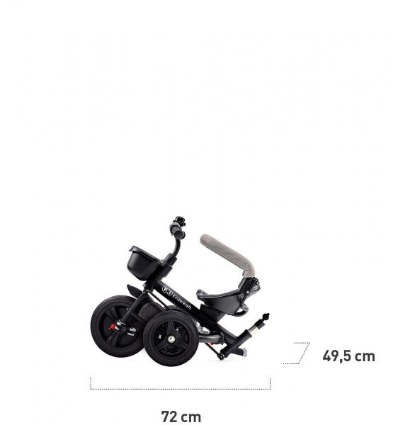Велосипед-коляска Kinderkraft Aveo сірий KKRAVEOBLU0000