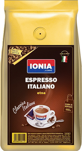 Кофе в зернах Ionia Espresso Italiano Etna 1 кг 8005883200112 