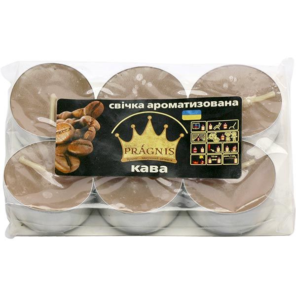 Набор арома-свечей Pragnis кофе 20 мм 6 шт