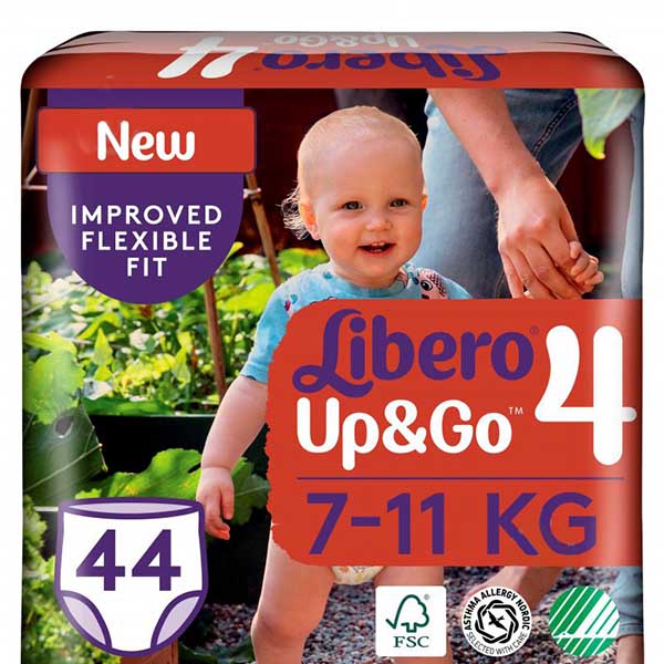 Підгузки-трусики Libero Up&Go 4 7-11 кг 44 шт.