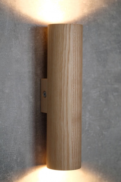 Светильник настенный Iterna Bodo 2x15 Вт ясень светлый LW092