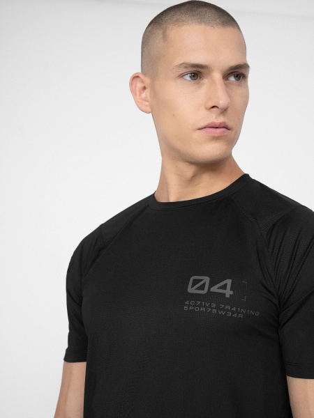 Футболка 4F TSHIRT FNK M163 4FSS23TFTSM163-20S р.L черный