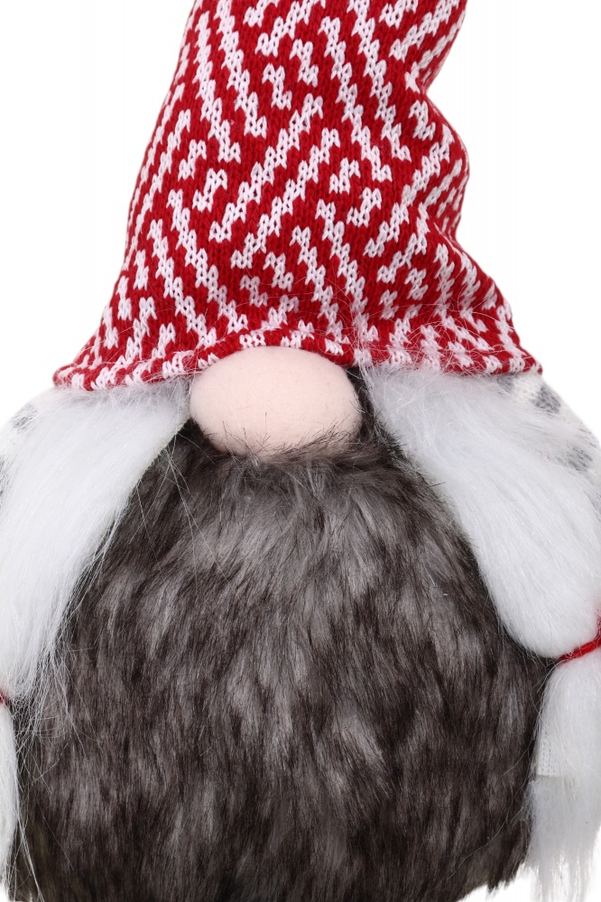 Декорация новогодняя Гномик лисовик что стоит 22х97 см в ассортименте леший AXY2218002AB