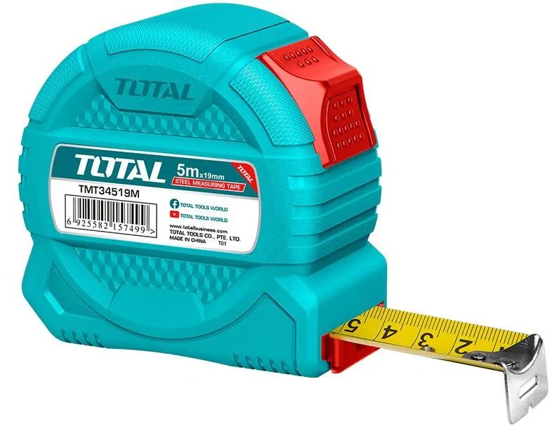 Рулетка Total TMT34519M 5 м x 19 мм
