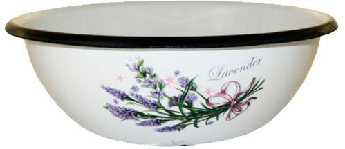 Миска емальована Букет лаванди 1,5 л I0308/2буклав Idilia