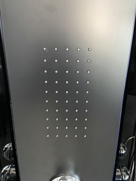 Душевой бокс GM Dp 210 90x90 см графит/черный полукруг