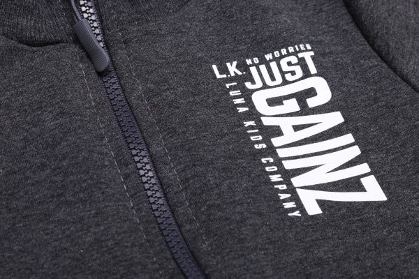 Спортивный костюм Маленькие люди для мальчика р.146 графит 