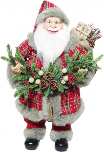 Декорация новогодняя ShenzhenTianJialiIndustrialCo Дед Мороз лесной S17102B 60 см 