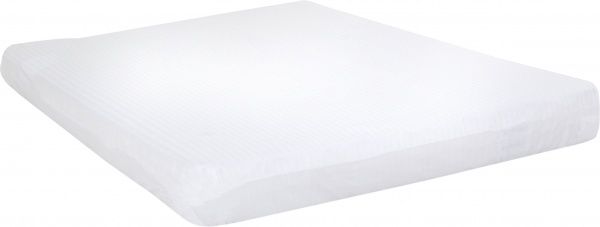 Простынь сатин страйп 220x240 см белый Ярослав 