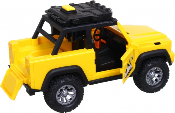 Позашляховик Shantou гірський зі звуковим і світловим ефектом 22х10х12 см жовтий 666-22P